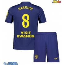 Atletico Madrid Pablo Barrios #8 Replica Away Minikit 2025-26 Short Sleeve (+ pants)